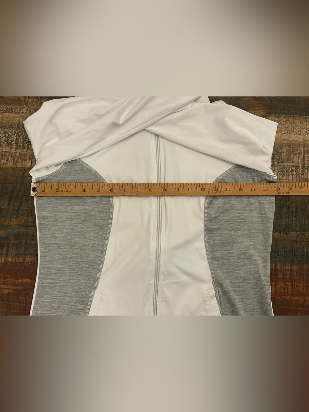 Danskin Now Semi-Fitted Lightweight Athletic Full Zip Jacket Mock Neck Sz L - Picture 10 of 12
